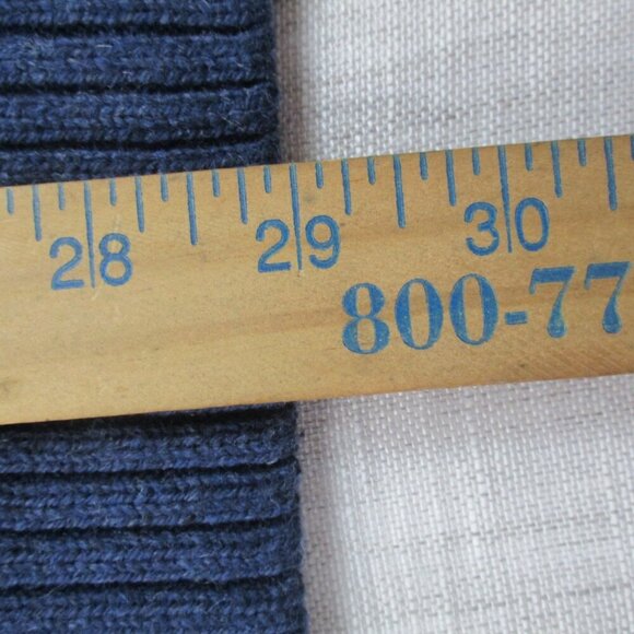 Sonoma Goods for Life Supersoft Sweater Men 2XL Blue Knit Ribbed Hem Quarter Zip - Picture 9 of 11